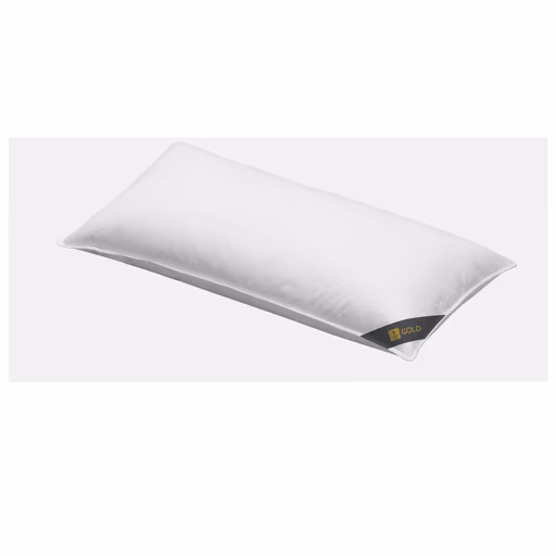 Gänsedaunenkissen Gold 40x80 cm